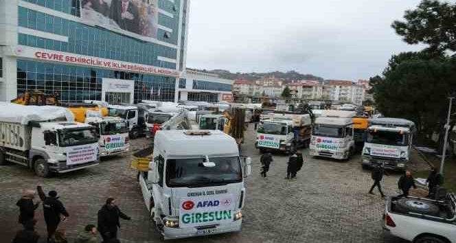 Giresun i dnyas depremzedeler iin seferber oldu