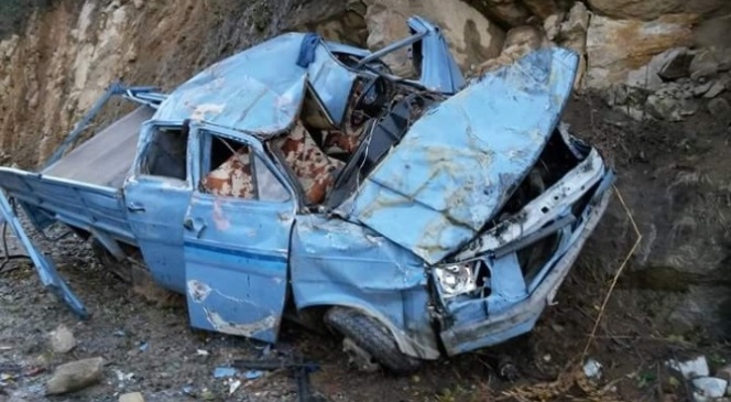 Giresun'da Trafik Kazas: 2 Yaral