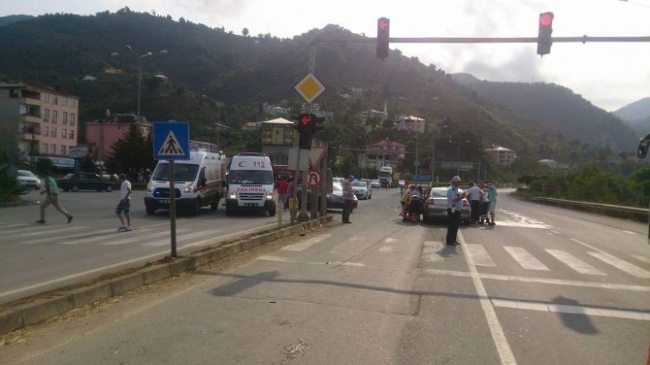 Giresun'da Trafik Kazas: 7 Yaral