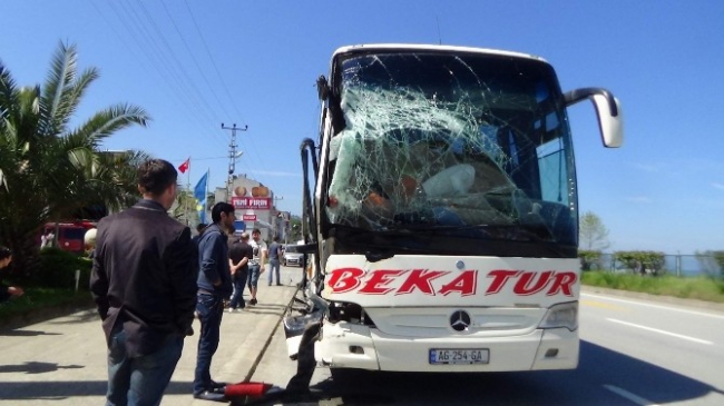 Giresun'da Trafik Kazas: 4 Yaral