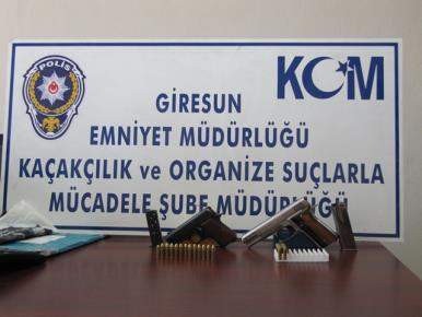 Giresun ve Ordu’da e zamanl silah kaakl