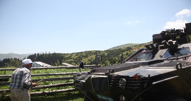 Giresun’da PKK’llar kskaca alnd