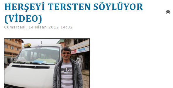 Her eyi Tersden Sylyor