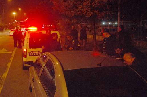 Giresun da Sulu Polis Kovalamas