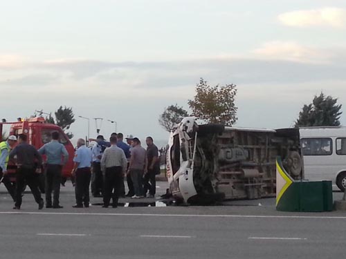 Hasta Tayan Ambulans Kaza Yapt: 7 Yaral
