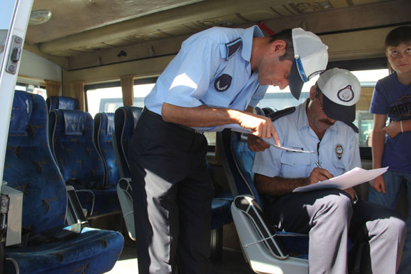 Giresun’da Okul Servisleri Denetlendi