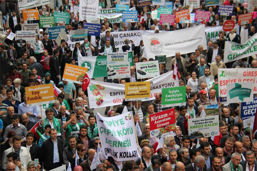 Giresun’un cokusu Taksim’e tand