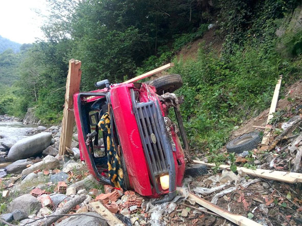 Giresun’da Trafik Kazas: 1 l, 1 Yaral