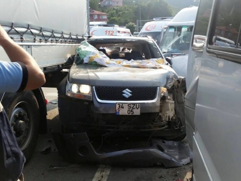 Giresun'da Kaza: 10 Yaral