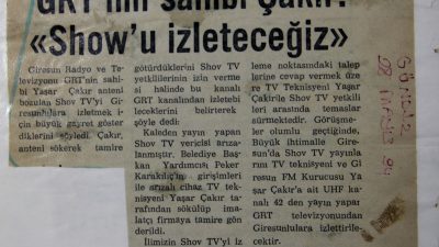 Zamanın Dizgisi: Ersen Konal’ın Hikâyesi
Giresun’un Bir Dönem  Sesini Yükselten