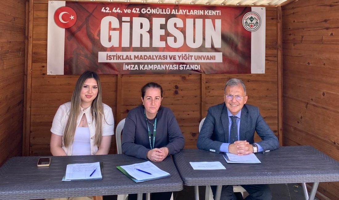 Giresun’a İstiklal Madalyası için başlatılan kampanyaya Topal Osman’ın torunundan destek
