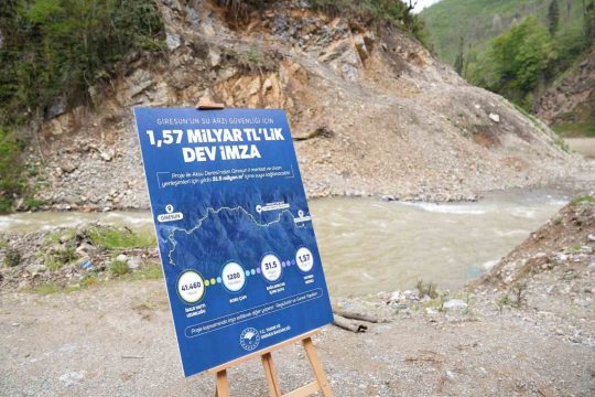 Giresun İkisu İçme Suyu Projesi’nin işe başlama programı Dereli Kotana